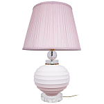 Настольная лампа керамическая Pink lampshade варинант исполнения - 1 | Loft Concept в Костроме