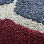 Чехол на подушку с рисунком серо-синего цвета Elan Textured варинант исполнения - 4 | Loft Concept в Костроме