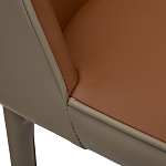 Стул барный с терракотовой обивкой из экокожи Spectacular High Chair варинант исполнения - 3 | Loft Concept в Костроме