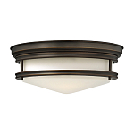 Потолочный светильник с белым матовым стеклянным плафоном в форме перевернутого конуса Hinkley варинант исполнения - 12 | Loft Concept в Костроме