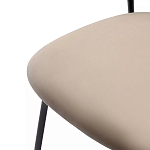 Стул Singer Chair без подлокотников светло-коричневый Велюр варинант исполнения - 5 | Loft Concept в Костроме