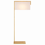 Торшер с прямоугольным абажуром на золотом металлическом каркасе Rectangular Plane  варинант исполнения - 4 | Loft Concept в Костроме