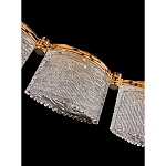 Люстра линейная с текстурными овальными абажурами Splendor Palace Style варинант исполнения - 4 | Loft Concept в Костроме