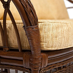 Комплект уличной мебели из ротанга Clara коричневый варинант исполнения - 5 | Loft Concept в Костроме