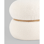 Пуф Полли S тедди белый варинант исполнения - 2 | Loft Concept в Костроме
