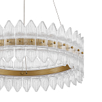 Люстра круглая с декоративными элементами в виде лепестков Round Light Flashing варинант исполнения - 6 | Loft Concept в Костроме