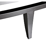 Комод фактурный серебристый с дверцами Silver Chest of Drawers варинант исполнения - 3 | Loft Concept в Костроме