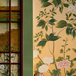 Обои ручная роспись Four Seasons Original colourway on painted Xuan paper with gold ombre варинант исполнения - 3 | Loft Concept в Костроме