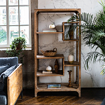 Деревянный стеллаж Nery Wooden Rack варинант исполнения - 2 | Loft Concept в Костроме