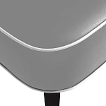 Квадратный мягкий пуф на черных ножках Winton Pouf Square варинант исполнения - 8 | Loft Concept в Костроме