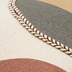 Подушка декоративная с геометрическим узором и плетенными вставками Divine Abstractions варинант исполнения - 2 | Loft Concept в Костроме