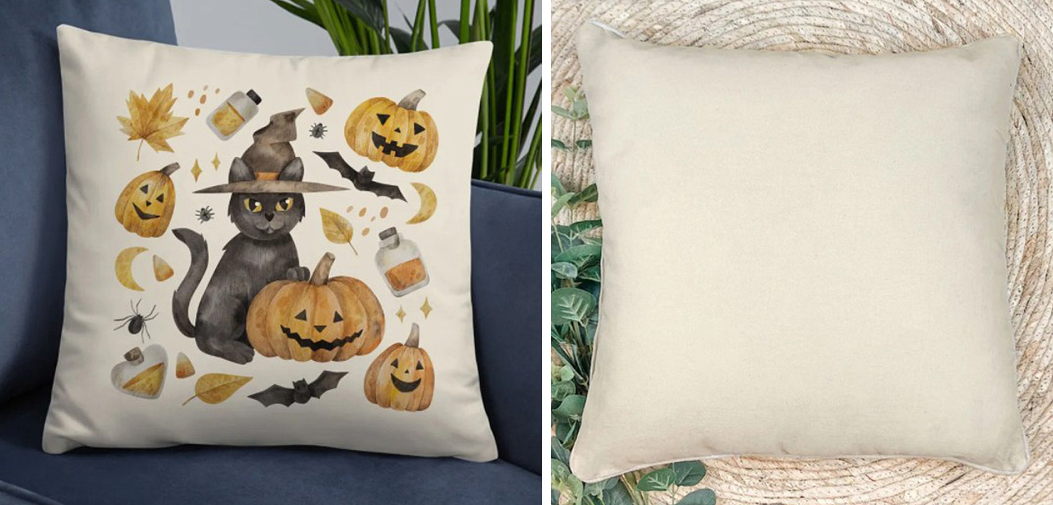Подушка Halloween Pumpkin Cat Подушка Halloween Pumpkin Cat - Loft-Concept в Костроме