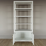 Стеллаж со стеклянными полками Elsa Dreams White варинант исполнения - 3 | Loft Concept в Костроме