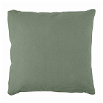 Подушка декоративная хлопковая мятного цвета с абстрактным принтом Elysian Flow Breeze варинант исполнения - 2 | Loft Concept в Костроме