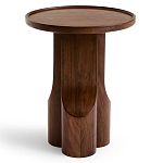 Приставной столик из массива дерева Walnut Triple варинант исполнения - 3 | Loft Concept в Костроме