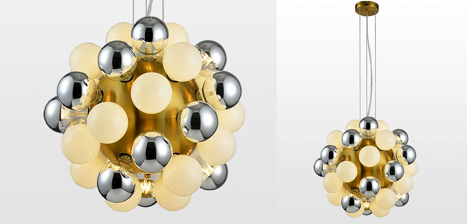 Люстра Korneli Chandelier white and smoky Люстра Korneli Chandelier white and smoky - Loft-Concept в Костроме