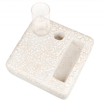 Керамический столик на деревянных ножках «Квадро» варинант исполнения - 1 | Loft Concept в Костроме