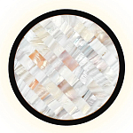 Бра в форме диска с перламутровыми прямоугольниками из морской ракушки Touch of Marine Charm варинант исполнения - 5 | Loft Concept в Костроме