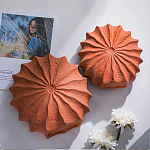 Ваза керамическая в виде круглой терракотовой морской раковины Galapagos варинант исполнения - 5 | Loft Concept в Костроме