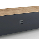 ТВ-тумба из металла и столешницей из массива дуба Metal Wood TV-Stand варинант исполнения - 4 | Loft Concept в Костроме