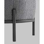 Пуф Стоун букле Fluffy темно-серый варинант исполнения - 4 | Loft Concept в Костроме