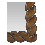 Зеркало с текстурной рамой из натурального дерева  Pine Wall Mirror варинант исполнения - 3 | Loft Concept в Костроме