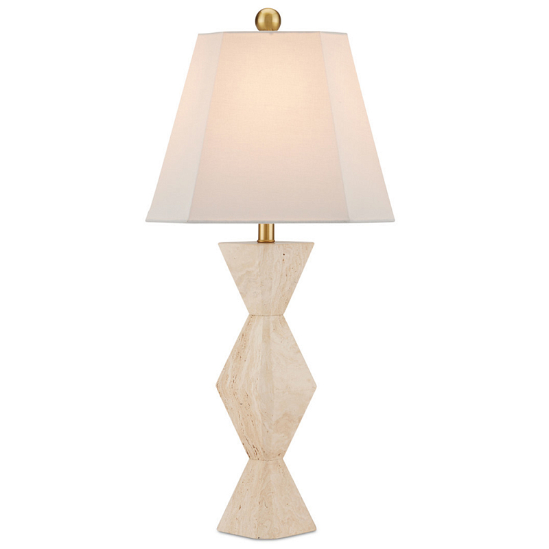 Настольная лампа с фигурным основанием Chiseled Бежевый ivory ( слоновая кость ) Настольная лампа с фигурным основанием Chiseled Бежевый ivory ( слоновая кость ) в Костроме | Loft Concept