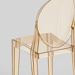 Прозрачный стул с янтарным оттенком LOUIS GHOST CHAIR варинант исполнения - 6 | Loft Concept в Костроме