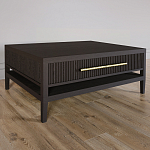 Кофейный стол Primo с двумя ящиками Темный орех варинант исполнения - 1 | Loft Concept в Костроме