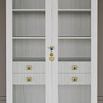 Дизайнерский шкаф витрина Elsa Dreams White с 4-мя ящиками варинант исполнения - 2 | Loft Concept в Костроме