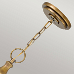 Люстра подвесная цвета латунь с прозрачным овальным стеклянным плафоном Hinkley варинант исполнения - 3 | Loft Concept в Костроме