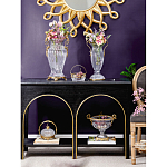 Корзиночка из прозрачного стекла с бронзовой ручкой Eden Garden варинант исполнения - 5 | Loft Concept в Костроме