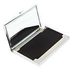 Визитница карманная металлическая с накладкой из натурального камня Яшма Stone Business Card Holders варинант исполнения - 3 | Loft Concept в Костроме