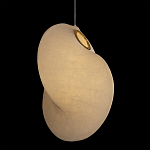 Подвесной светильник белый с фигурным тканевым плафоном White Whirlwinds варинант исполнения - 4 | Loft Concept в Костроме