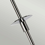 Подвесной светильник хромированного цвета с граненым прозрачным стеклянным плафоном Elstead Lighting варинант исполнения - 6 | Loft Concept в Костроме