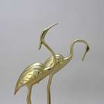 Статуэтка бронзовая пара Журавли Bronze Birds варинант исполнения - 1 | Loft Concept в Костроме