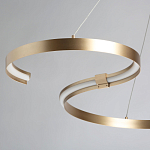 Люстра подвесная светодиодная в виде волнообразной ленты Ribbon Vortex варинант исполнения - 23 | Loft Concept в Костроме