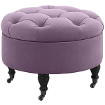 Круглый пуф на ножках Cheryl Pouf варинант исполнения - 1 | Loft Concept в Костроме