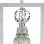 Торшер с прямоугольным тканевым абажуром на белом мраморном основании Silver Threads варинант исполнения - 2 | Loft Concept в Костроме