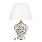 Настольная лампа с цветочной росписью Lamp Flower Painting варинант исполнения - 1 | Loft Concept в Костроме