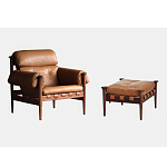 Пуф с каркасом из дерева и обивкой из кожи Furniture Medieval варинант исполнения - 1 | Loft Concept в Костроме