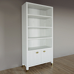 Книжный Стеллаж Elsa Dreams White с задней стенкой варинант исполнения - 2 | Loft Concept в Костроме