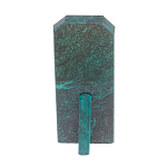 Часы погон ВС подарочные настольные из натурального камня Змеевик Military Clock варинант исполнения - 18 | Loft Concept в Костроме