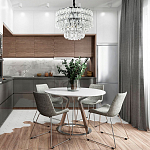 Люстра с хрустальными подвесками в виде капель Antoine Crystal Drops Chrome Chandelier 9 варинант исполнения - 3 | Loft Concept в Костроме