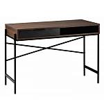 Стол рабочий в стиле лофт с ящиком и нишей для хранения Urban Style Space 2 варинант исполнения - 1 | Loft Concept в Костроме