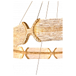 Люстра кольцевая с текстурным природным рисунком IceFlame варинант исполнения - 5 | Loft Concept в Костроме