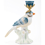 Фарфоровый подсвечник с птицей Eden Garden варинант исполнения - 2 | Loft Concept в Костроме