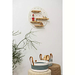 Корзина для хранения с ручками плетеная Interlacement Green  варинант исполнения - 4 | Loft Concept в Костроме