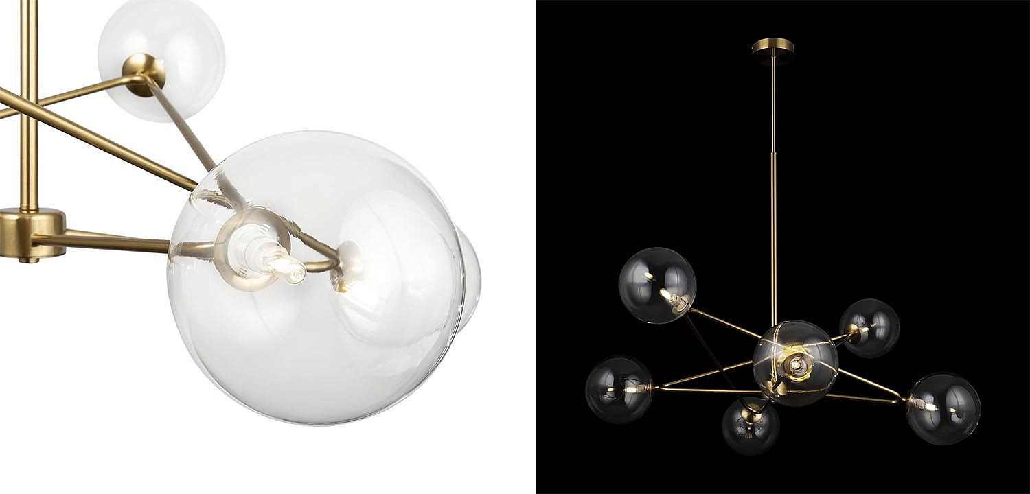 Люстра Chandelier Constellation Orbs Transparent Люстра Chandelier Constellation Orbs Transparent - Loft-Concept в Костроме