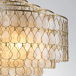 Люстра многоярусная с декором из натуральной морской ракушки Iridescent Light варинант исполнения - 4 | Loft Concept в Костроме